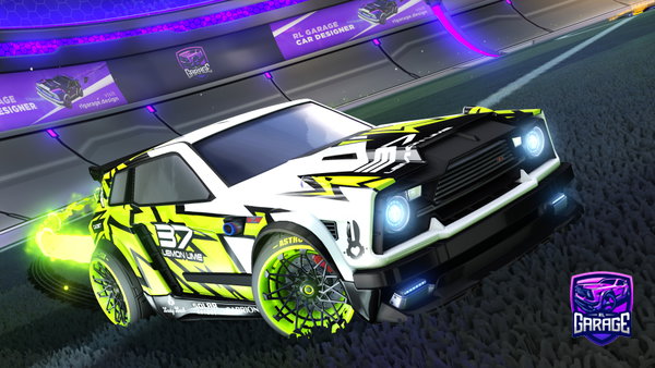 A Rocket League car design from Unpluggt