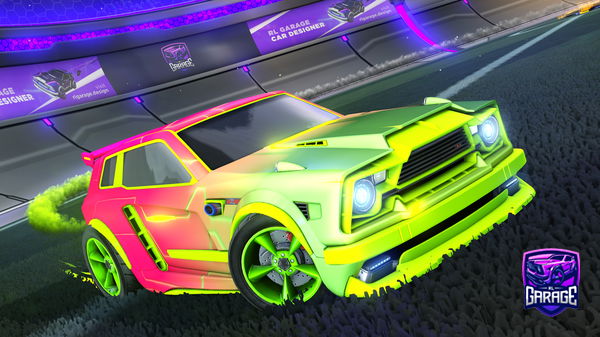 A Rocket League car design from McBigTony