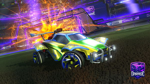 A Rocket League car design from Gurrrrrra07