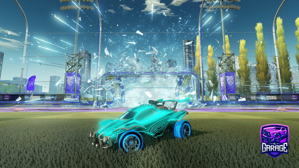 A Rocket League car design from Skybluefrog7