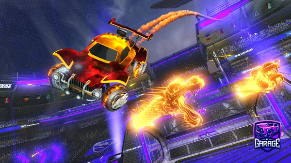 A Rocket League car design from Dennisbakker