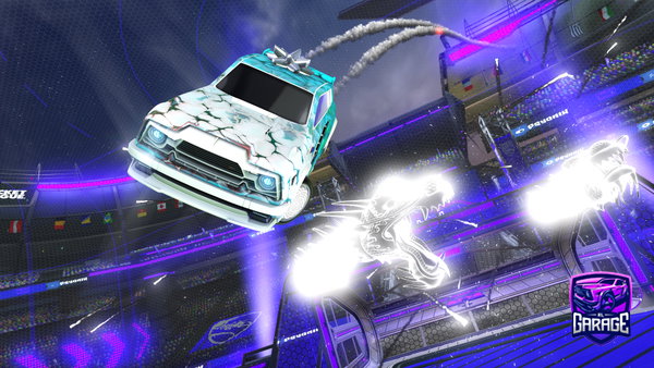 A Rocket League car design from blueblurrrrr