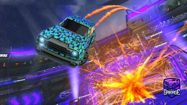 A Rocket League car design from CRinKC