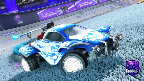 A Rocket League car design from Co2Breather