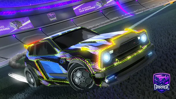 A Rocket League car design from Lukevsav