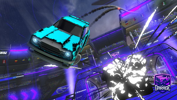 A Rocket League car design from Luke_clay12