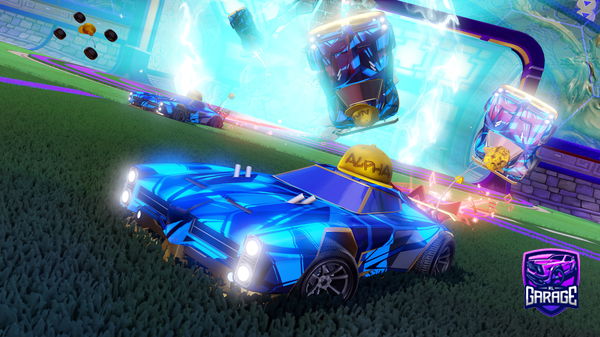 A Rocket League car design from exoduess