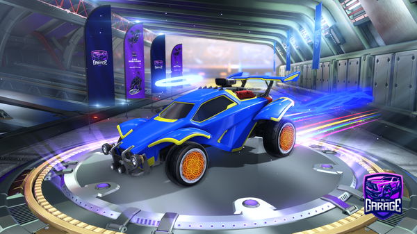 A Rocket League car design from xrqdd