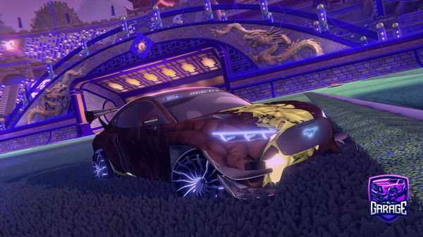 A Rocket League car design from To-fu