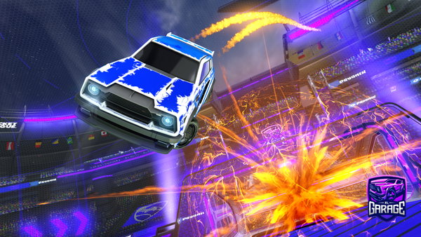 A Rocket League car design from marcoswaza56