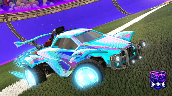 A Rocket League car design from Swensizz