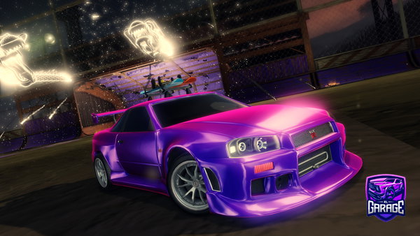 A Rocket League car design from nahhetweakin