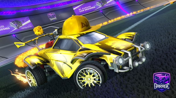 A Rocket League car design from Fallus