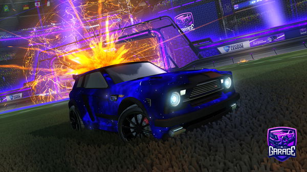 A Rocket League car design from Dvzrl