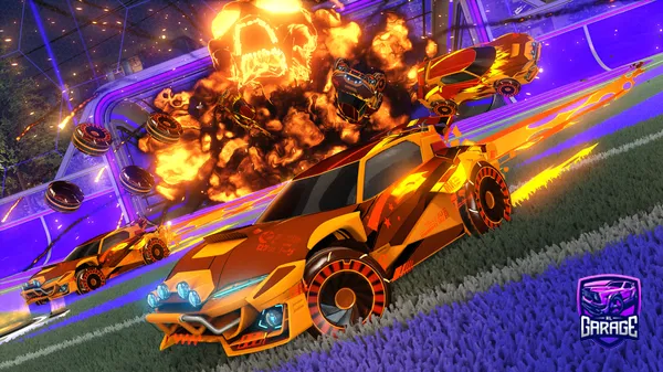 A Rocket League car design from BANANA165