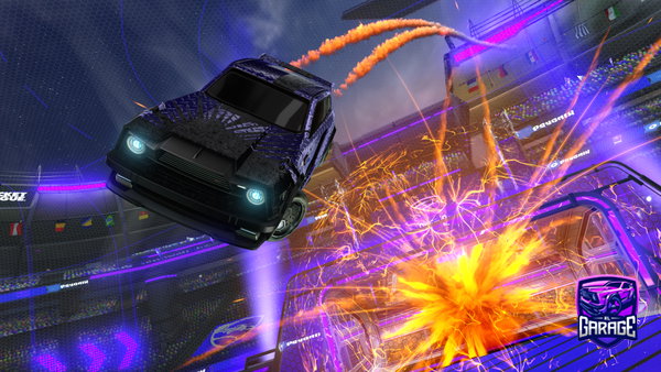 A Rocket League car design from Shadow_SK