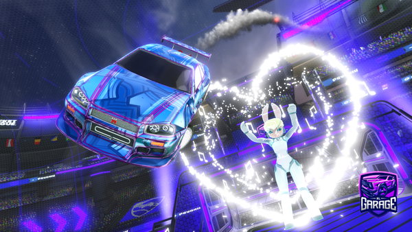 A Rocket League car design from Guillerex10