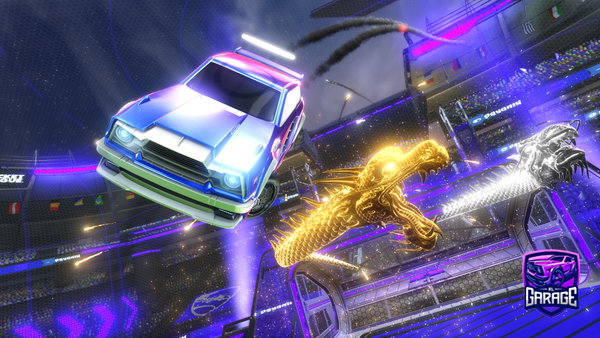 A Rocket League car design from Hanneso