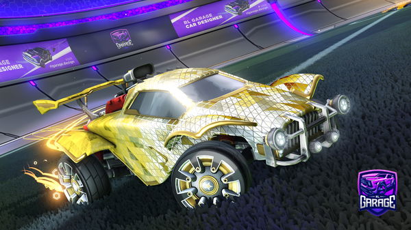 A Rocket League car design from hood_boy