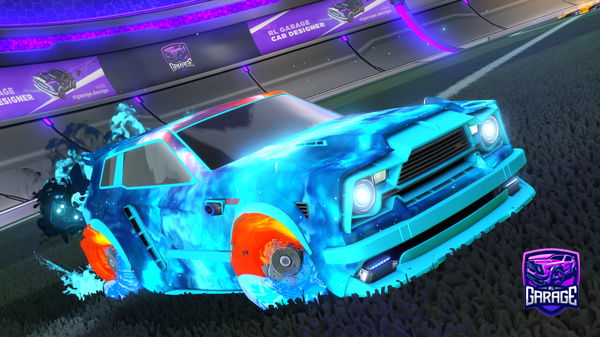 A Rocket League car design from -ShempanzeSaratovskaya-