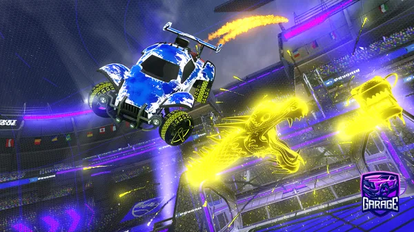 A Rocket League car design from TGB_Flamezz