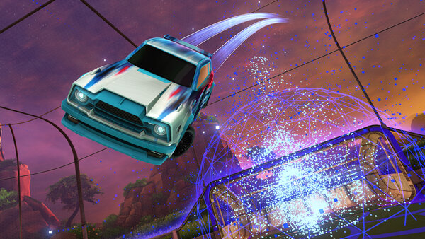 A Rocket League car design from RealisticBat1807