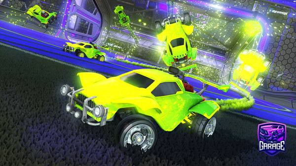 A Rocket League car design from Coobazoid