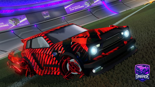 A Rocket League car design from umokitzme