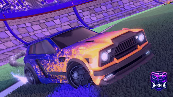 A Rocket League car design from adirajb