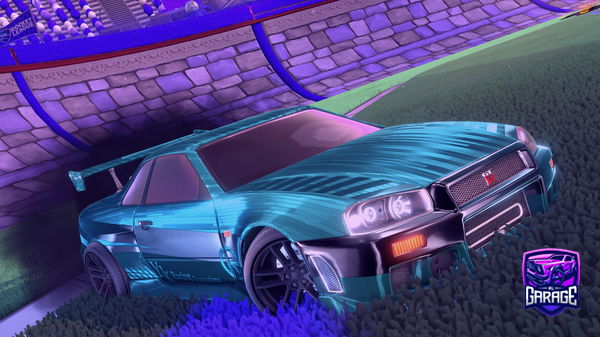 A Rocket League car design from PippyOnYt