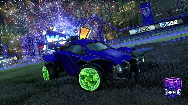 A Rocket League car design from Pawelpio111