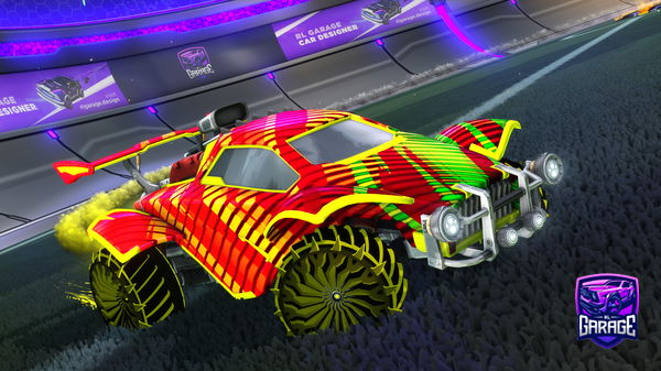 A Rocket League car design from DaddyDayot