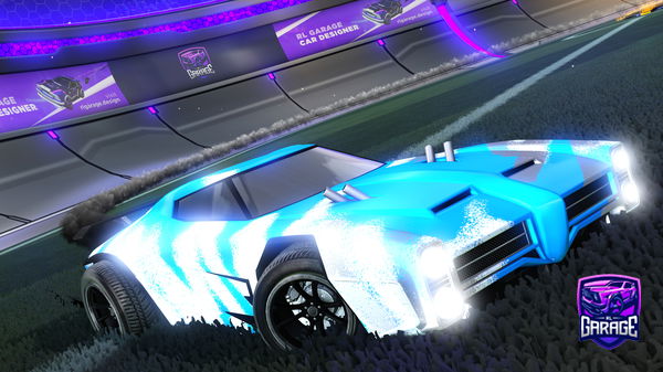 A Rocket League car design from 9qt