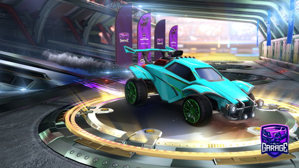 A Rocket League car design from vroofy