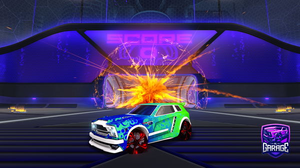 A Rocket League car design from rxptor9935
