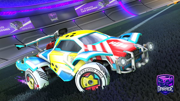 A Rocket League car design from Duckknight28