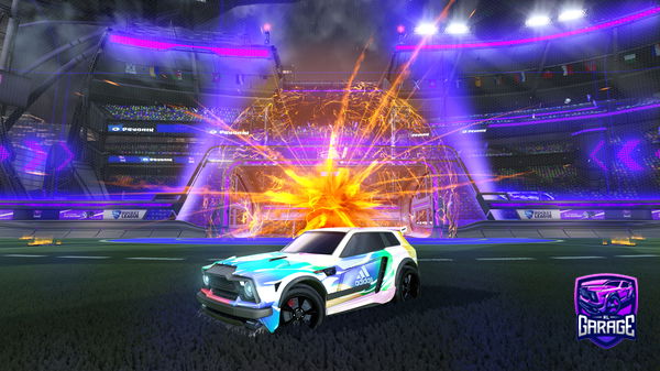 A Rocket League car design from Ianis46w