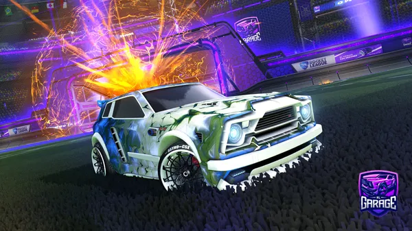 A Rocket League car design from vamosovic