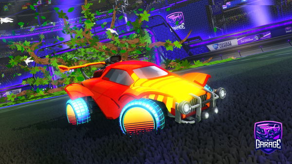 A Rocket League car design from DeathLlama55