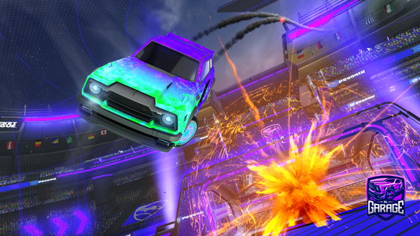 A Rocket League car design from Fieryer