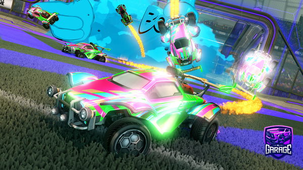 A Rocket League car design from Somerandomguy668