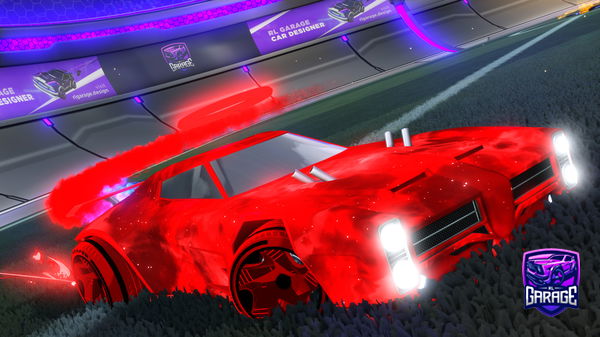 A Rocket League car design from Temptx