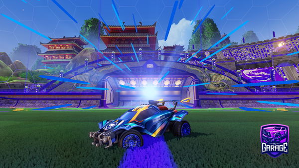 A Rocket League car design from Mazersibs