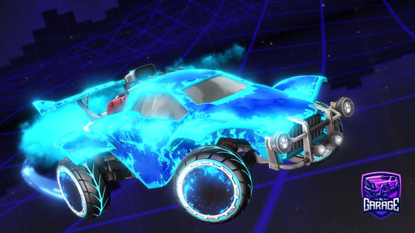 A Rocket League car design from clevre