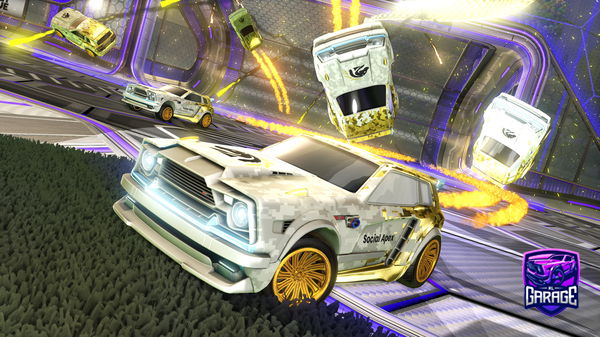 A Rocket League car design from fnktss