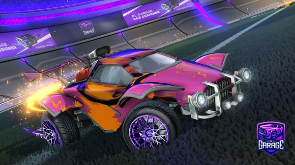 A Rocket League car design from rafaellxx06