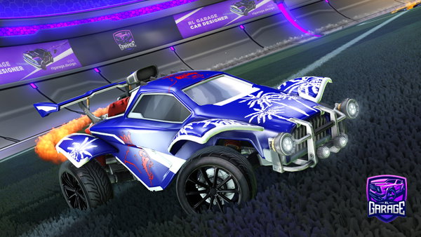 A Rocket League car design from ChickenRL