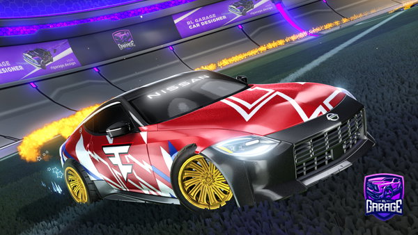 A Rocket League car design from Rezzzzzz1