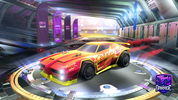 A Rocket League car design from Cruxay