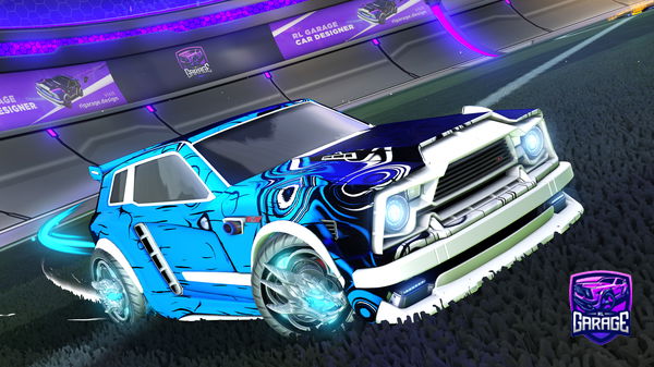 A Rocket League car design from MOZA_the_legend